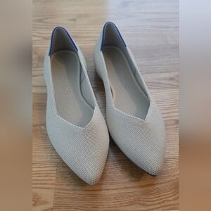 Rothy's Point Flats 8.5M Beige